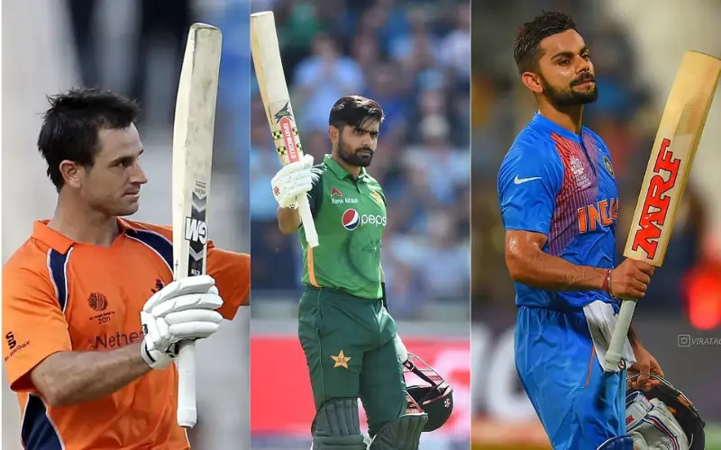 Players having highest batting average in ODI