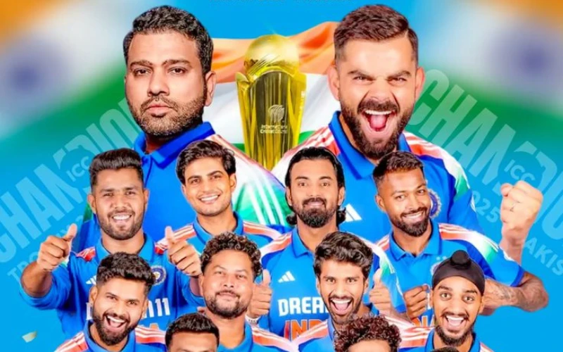 India Lift the Champions Trophy 2025