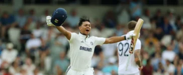 Yashasvi Jaiswal Made his first Century in English Conditions